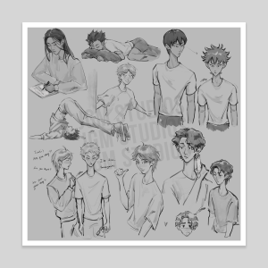 Haikyuu Sketch Page